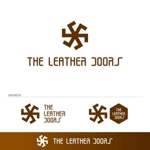 KODO (KODO)さんのレザーセレクトショップ「THE LEATHER DOORS」のロゴ制作依頼への提案