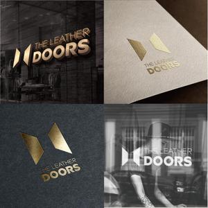 sazuki (sazuki)さんのレザーセレクトショップ「THE LEATHER DOORS」のロゴ制作依頼への提案