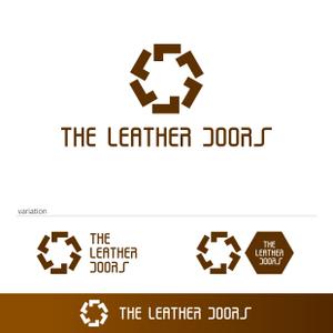 KODO (KODO)さんのレザーセレクトショップ「THE LEATHER DOORS」のロゴ制作依頼への提案