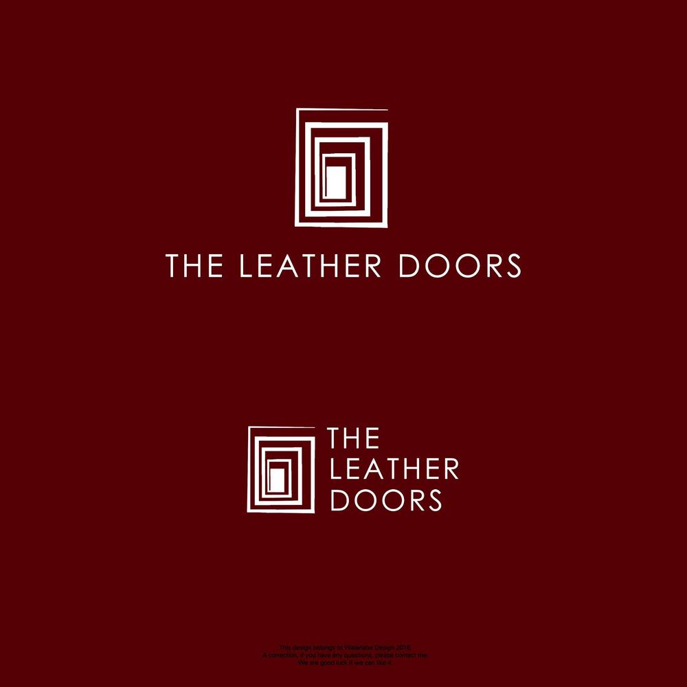 レザーセレクトショップ「THE LEATHER DOORS」のロゴ制作依頼