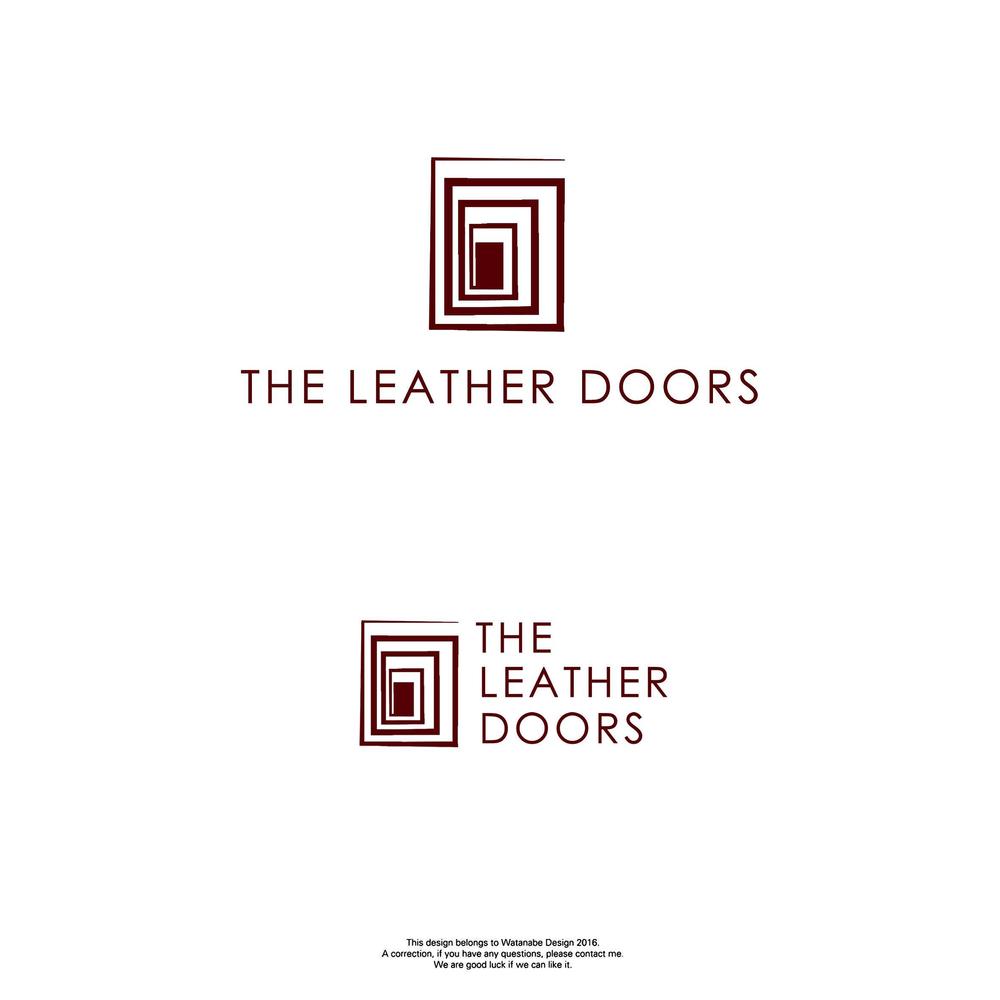 レザーセレクトショップ「THE LEATHER DOORS」のロゴ制作依頼