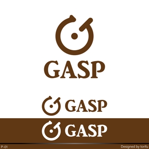 poppper (torifup)さんのレザーブランド「GASP」（ギャスプ）ロゴ制作依頼への提案