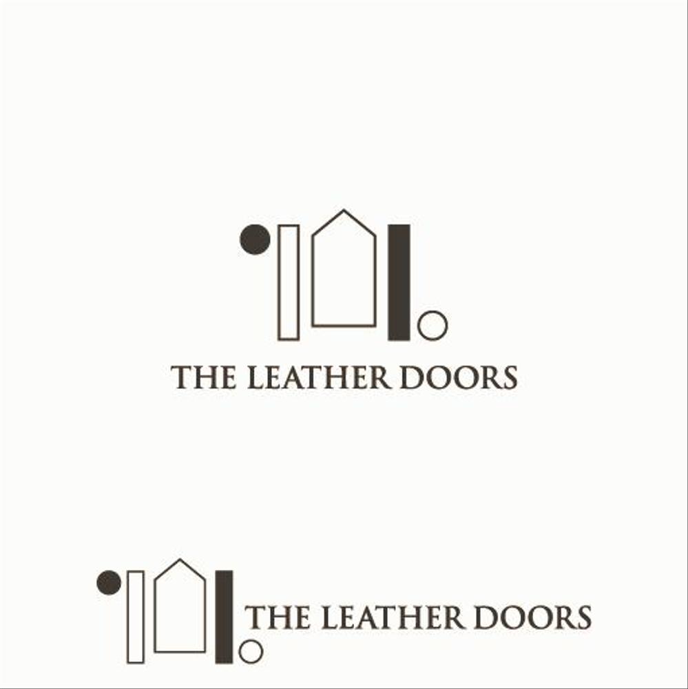 レザーセレクトショップ「THE LEATHER DOORS」のロゴ制作依頼