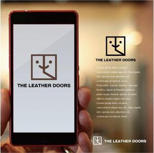 drkigawa (drkigawa)さんのレザーセレクトショップ「THE LEATHER DOORS」のロゴ制作依頼への提案