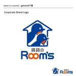 DESIGN DIVE (mstk0711)さんの「賃貸のＲｏｏｍ’ｓ」のロゴ作成への提案