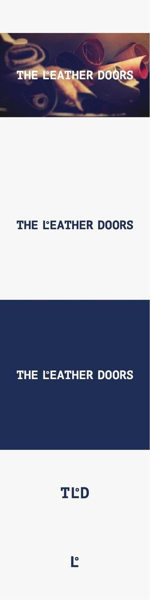 kozi design (koji-okabe)さんのレザーセレクトショップ「THE LEATHER DOORS」のロゴ制作依頼への提案