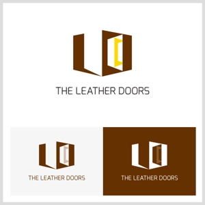 coku-g (coku)さんのレザーセレクトショップ「THE LEATHER DOORS」のロゴ制作依頼への提案