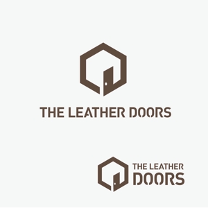 atomgra (atomgra)さんのレザーセレクトショップ「THE LEATHER DOORS」のロゴ制作依頼への提案