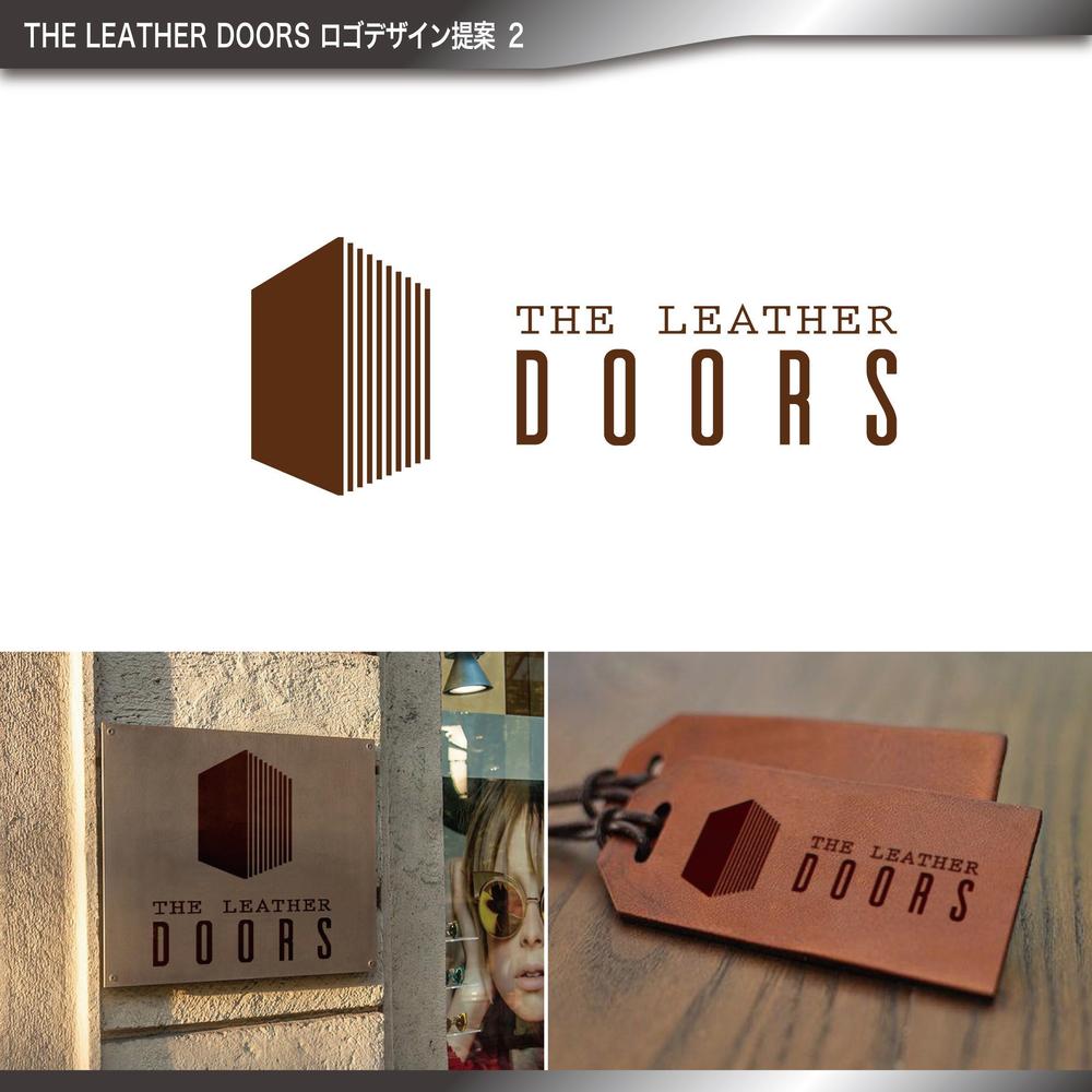 レザーセレクトショップ「THE LEATHER DOORS」のロゴ制作依頼