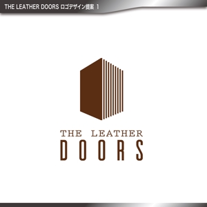 tama (katagirising)さんのレザーセレクトショップ「THE LEATHER DOORS」のロゴ制作依頼への提案