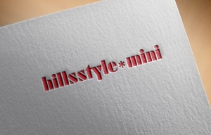 d-o2 (d-o2)さんのティーン向けアパレルブランド「hillsstyle mini」のロゴへの提案