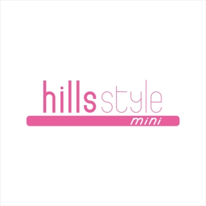 安原　秀美 (I-I_yasuhara)さんのティーン向けアパレルブランド「hillsstyle mini」のロゴへの提案