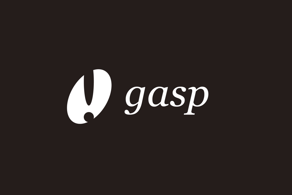 レザーブランド「GASP」（ギャスプ）ロゴ制作依頼