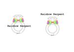 鳴瀬 (naruse_bey)さんのアイシングクッキー教室「rainbow serpent」のロゴへの提案