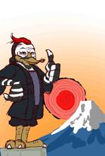 ヤマブ (YAMABu)さんの年賀状用　酉(トリ)の擬人化イラスト　モデルあり！への提案