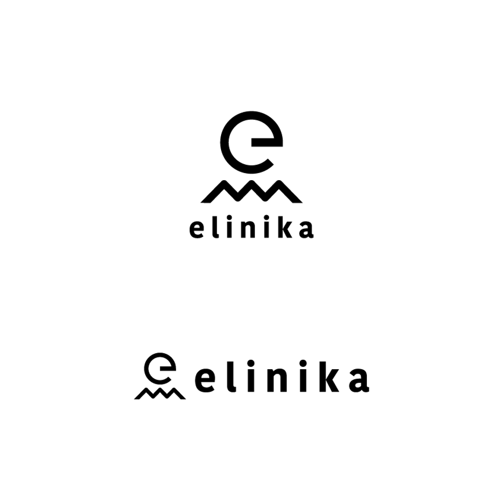 北欧風新設ブランド「elinika」のロゴ作成