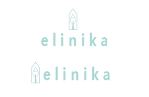 株式会社イーネットビズ (e-nets)さんの北欧風新設ブランド「elinika」のロゴ作成への提案