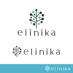 rio103さんの北欧風新設ブランド「elinika」のロゴ作成への提案
