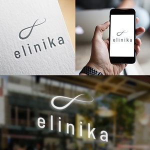 YOO GRAPH (fujiseyoo)さんの北欧風新設ブランド「elinika」のロゴ作成への提案