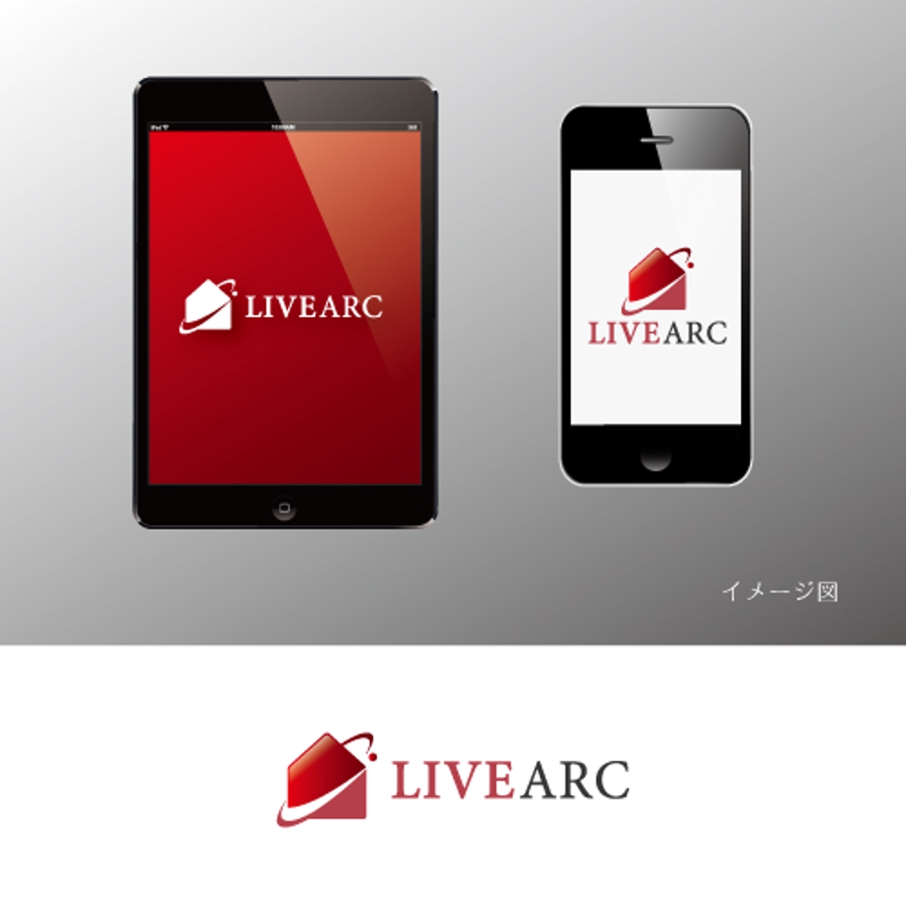 木造住宅商品名　LIVEARC（リブアーク）のロゴ