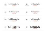 みゃーこ (rococo9)さんのティーン向けアパレルブランド「hillsstyle mini」のロゴへの提案