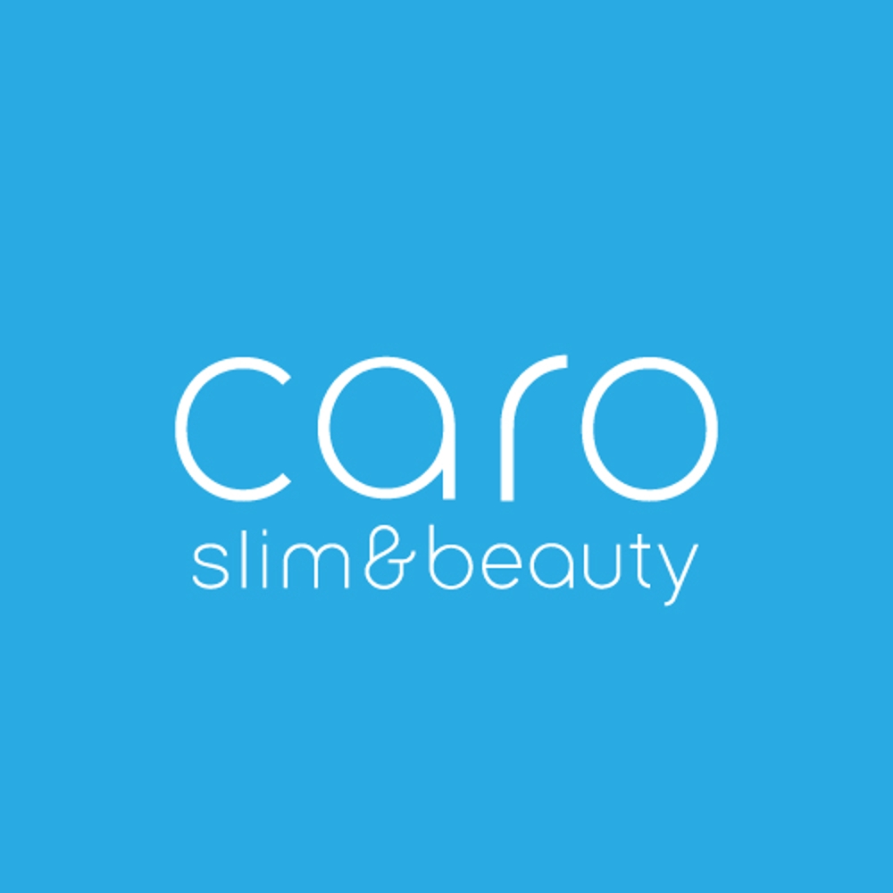 女性専用でネイル、マツエク、痩身、ヘアのトータルビューティー『slim&beauty caro』のロゴ