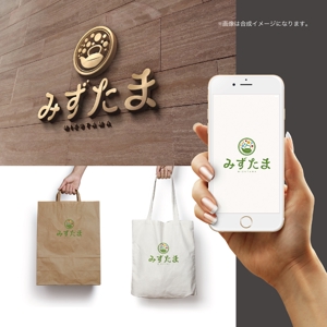 toriyuki14 (toriyuki14)さんの新ブランド　お茶屋「みずたま」のロゴ（商標なし）への提案