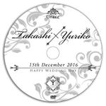 NANA DESIGN (nanadesign)さんの結婚式のDVDの盤面デザインへの提案