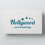 YOO GRAPH (fujiseyoo)さんのお堅いイメージを崩したPOPでスタイリッシュな会計事務所のロゴ　Hollywood Accountingへの提案