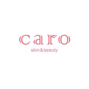 timepeace ()さんの女性専用でネイル、マツエク、痩身、ヘアのトータルビューティー『slim&beauty caro』のロゴへの提案