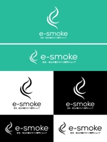 take5-design (take5-design)さんの電子タバコ専門ショップ「e-smoke」のロゴ作成依頼への提案