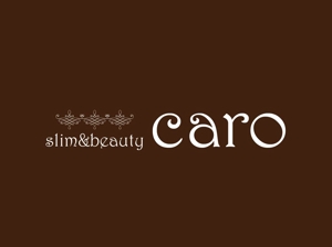 Rui (--Rui--)さんの女性専用でネイル、マツエク、痩身、ヘアのトータルビューティー『slim&beauty caro』のロゴへの提案