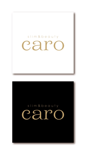 DeeDeeGraphics (DeeDeeGraphics)さんの女性専用でネイル、マツエク、痩身、ヘアのトータルビューティー『slim&beauty caro』のロゴへの提案