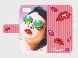 ARCH design (serierise)さんの吉本の芸人さん 渡辺直美 を使った　手帳型スマホケース　デザインへの提案