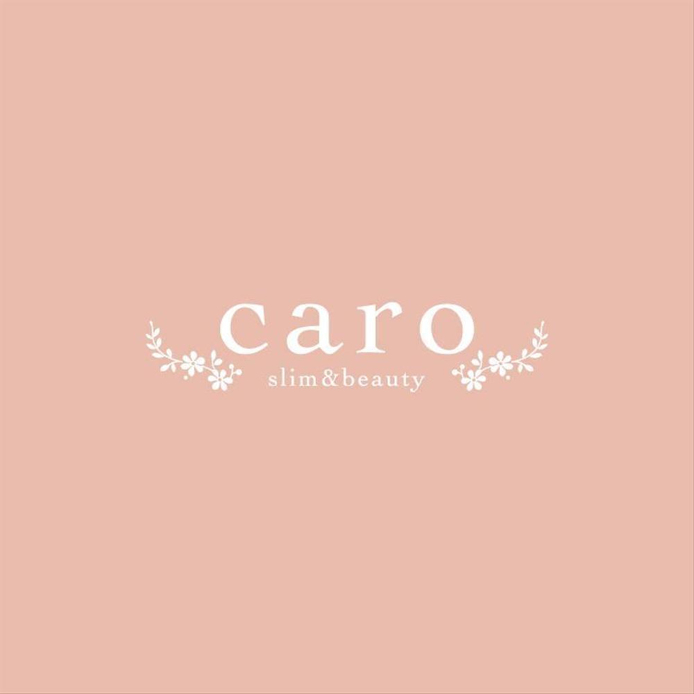 女性専用でネイル、マツエク、痩身、ヘアのトータルビューティー『slim&beauty caro』のロゴ