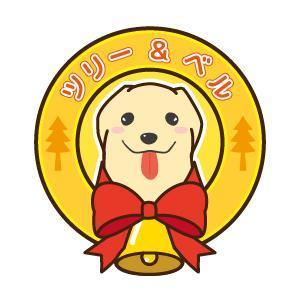 株式会社イーネットビズ (e-nets)さんのゴールデンレトリバーの笑顔と木、鈴(ベル)を入れた可愛く温かいロゴを希望への提案