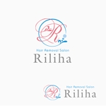 atomgra (atomgra)さんのワックス脱毛サロン「Riliha」のロゴへの提案