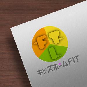 taguriano (YTOKU)さんの児童発達支援、放課後等デイサービス「キッズホーム　ＦＩＴ」のロゴへの提案