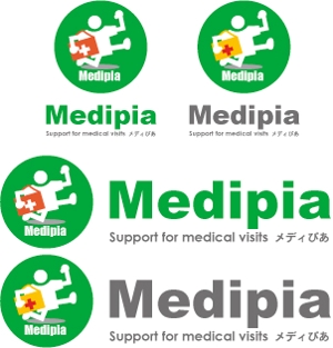 中津留　正倫 (cpo_mn)さんの「メディぴあ、Medipia」のロゴ作成への提案