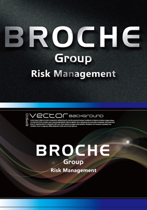  chopin（ショパン） (chopin1810liszt)さんのBROCHE Group Risk Managementのロゴデザインをお願いします。への提案