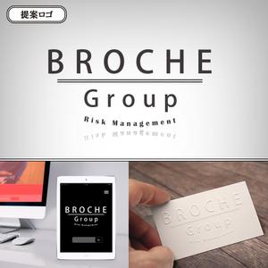 QuroVa(クロバ) (KUROBA)さんのBROCHE Group Risk Managementのロゴデザインをお願いします。への提案