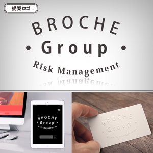 QuroVa(クロバ) (KUROBA)さんのBROCHE Group Risk Managementのロゴデザインをお願いします。への提案