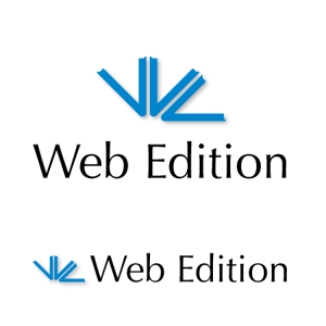f-coさんの会社名「Web Edition」のロゴ制作の依頼への提案