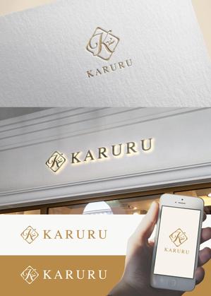 p ()さんのＫＡＲＵＲＵ（スナック）の店名ロゴへの提案