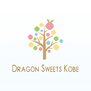 Ayaka Terayama ()さんの「DRAGON SWEETS KOBE ドラゴンスイーツ神戸」のロゴ作成への提案