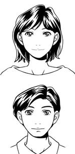 さかい (sakai_mokku)さんの顔形のイラスト（男女）への提案