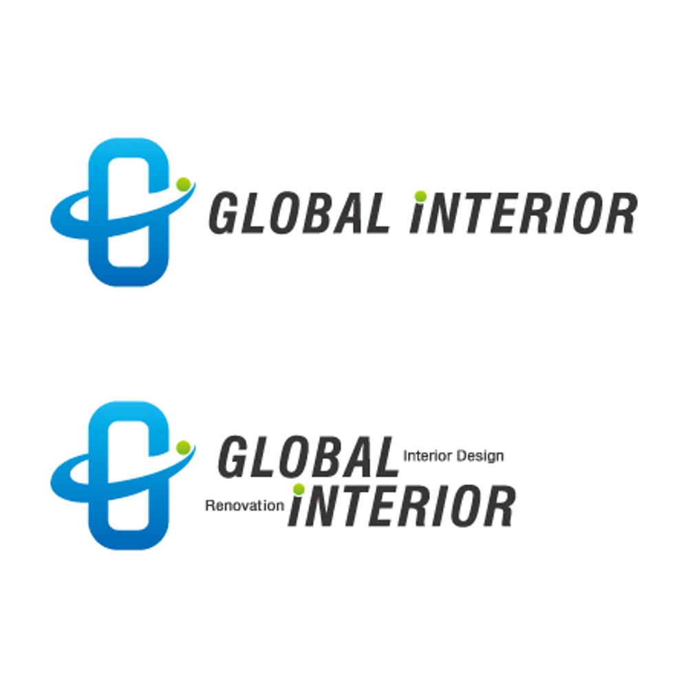 「GLOBAL INTERIOR」のロゴ作成