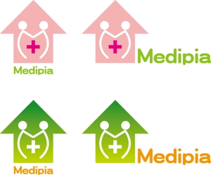 redred-yumi (redred-yumi)さんの「メディぴあ、Medipia」のロゴ作成への提案