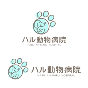 okuruさんの動物病院のロゴマーク・看板のデザインへの提案