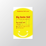 Design co.que (coque0033)さんのセミナー講師　「Big Smile Yell 」　の名刺デザインへの提案